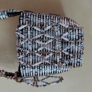 Handmade Crossbody Bag - Paper Beads - brand new